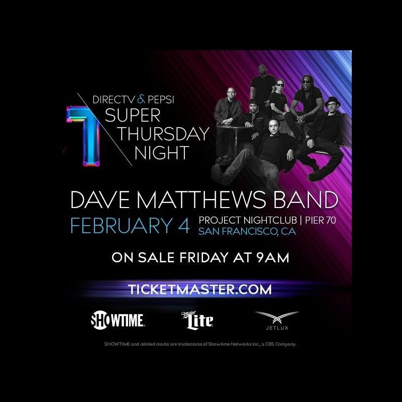 Dave Matthews Band Announces San Francisco Show