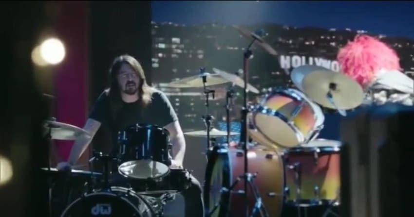 Dave Grohl Animal The Muppets Screengrab