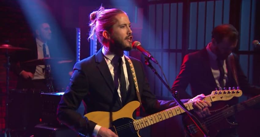 Moon Taxi Late Night With Seth Meyers Screengrab 2