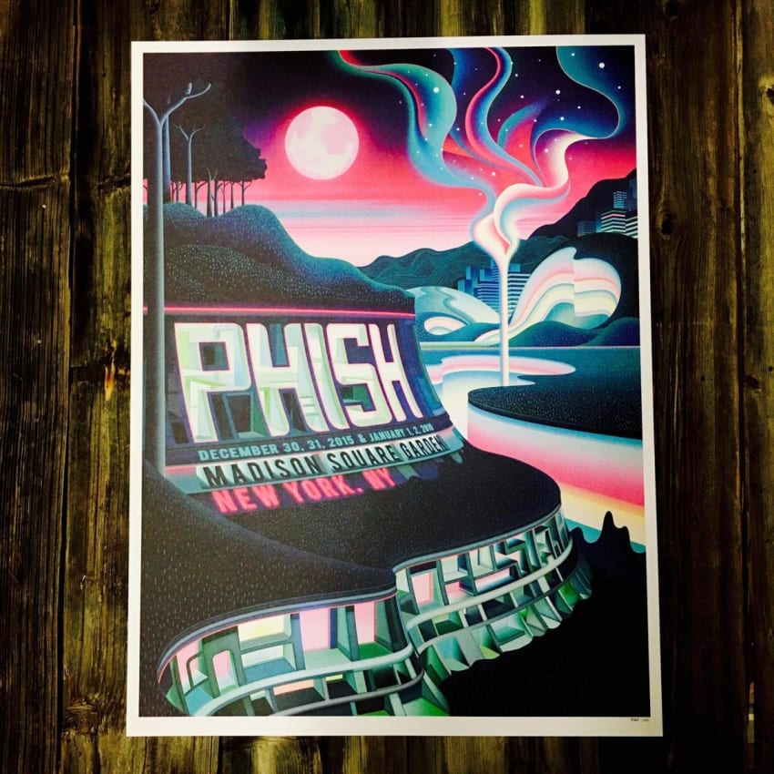 Phish MSG NYE Poster 1 Sam Chivers