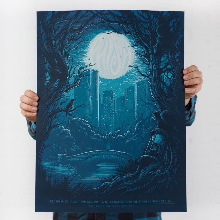Phish MSG NYE Poster 4 Dan Mumford