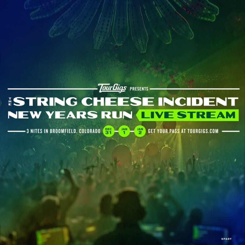 The String Cheese Incident NYE Run Webcast Poster