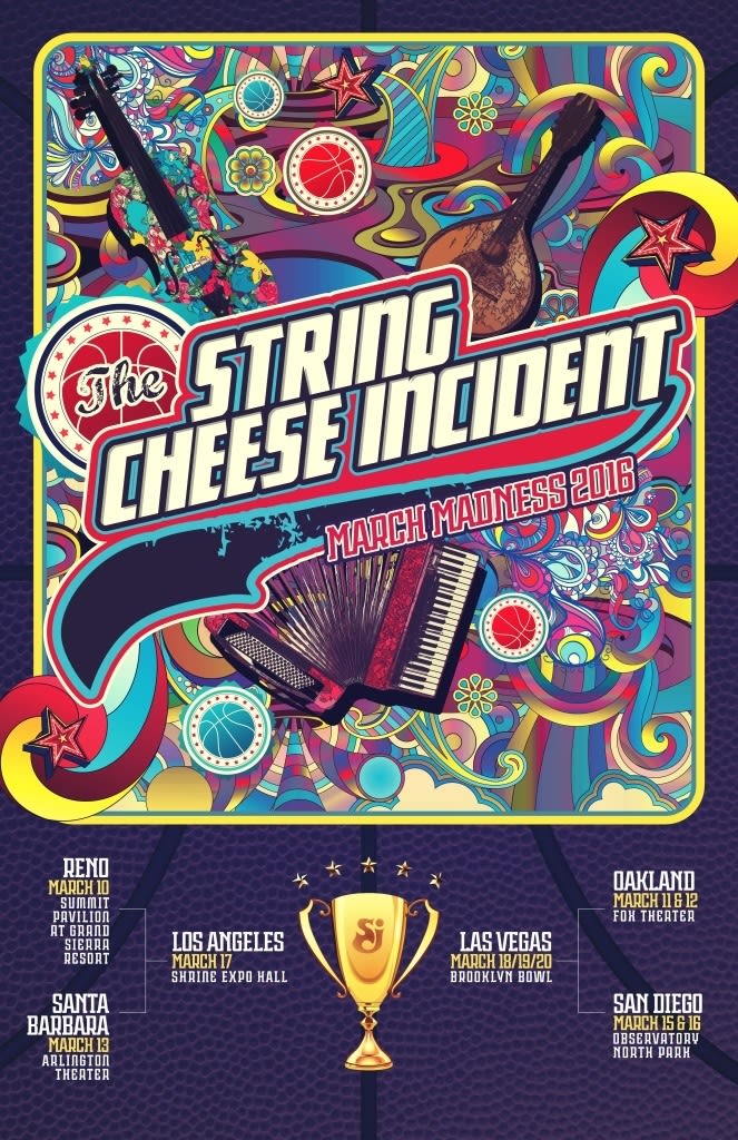 The String Cheese Incident March Madness Poster
