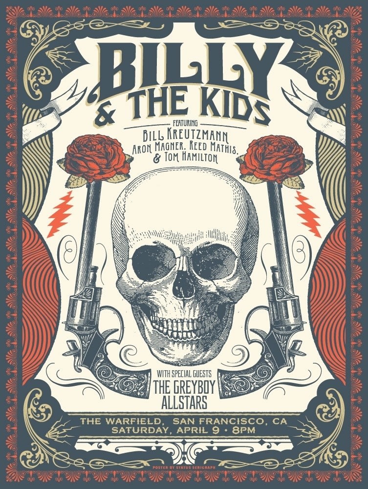 Billy & The Kids Warfield Poster