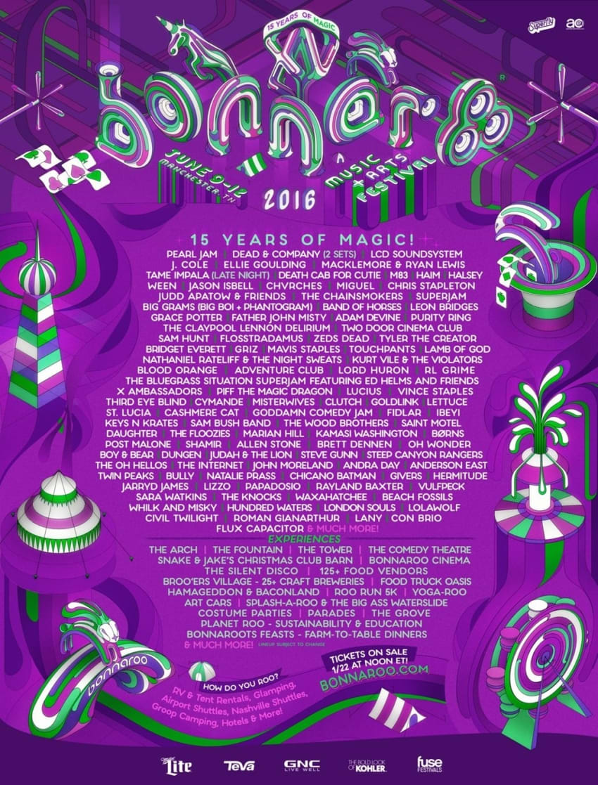Bonnaroo 2016 Poster