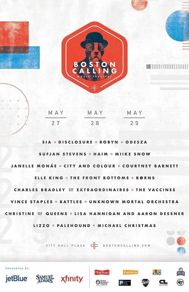 Boston Calling 2016 Poster