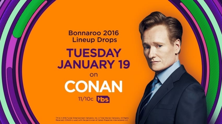 Bonnaroo Lineup To Be Revealed On ‘Conan’