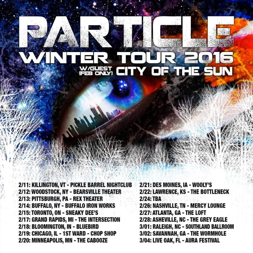 Particle Winter Tour 2016 Poster