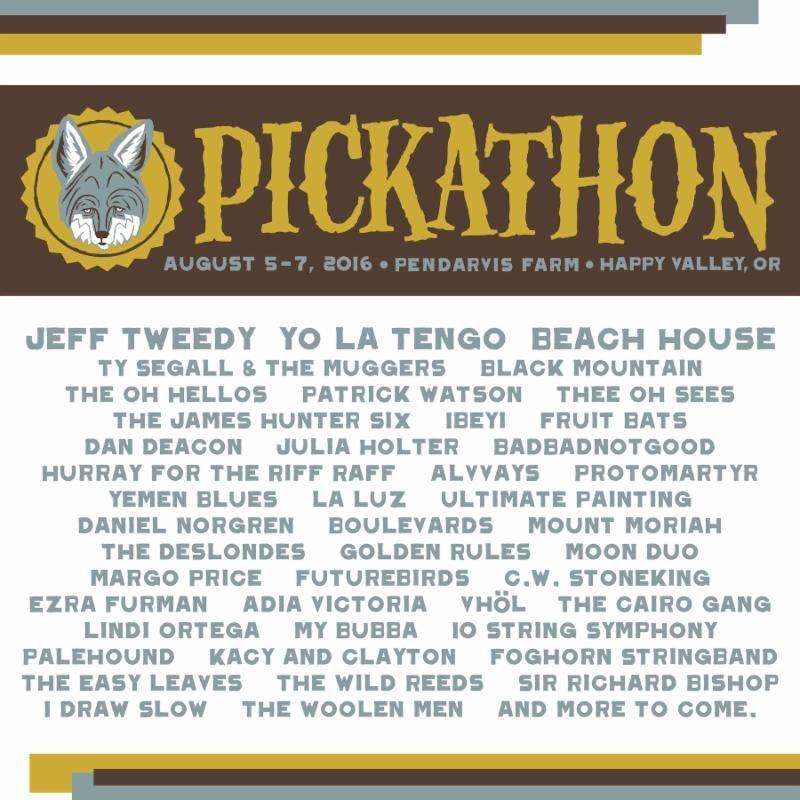 Pickathon 2016 Poster