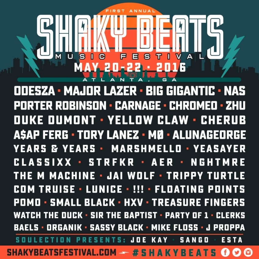 Shaky Beats 2016 Poster