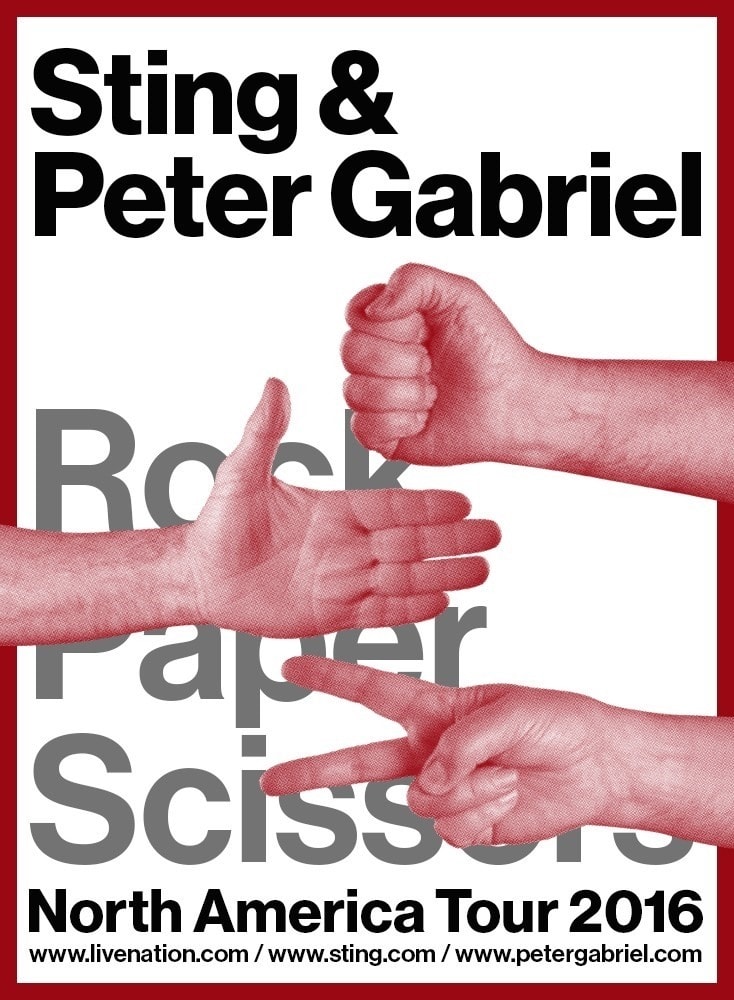 Peter Gabriel & Sting Announce Tour