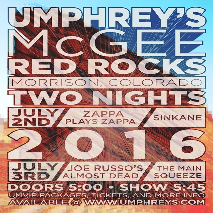 Umphrey’s McGee Announces Two Nights At Red Rocks