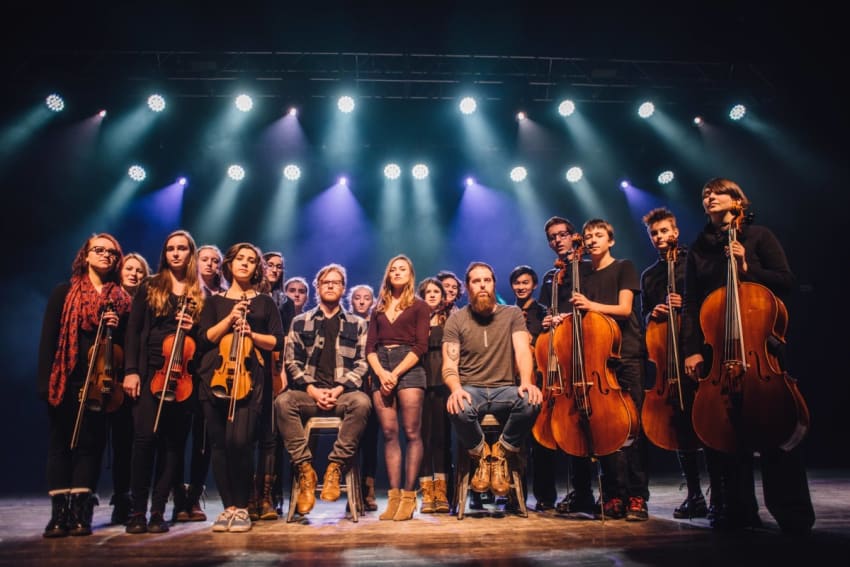 ballroom thieves and maine youth rock orchestra press photo