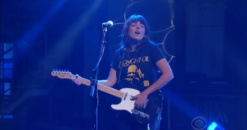Courtney Barnett Colbert Screengrab Crop