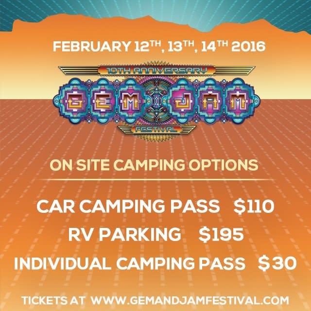 Gem Jam Camping