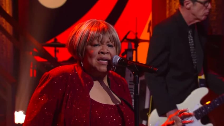 Mavis Stavis Appears On ‘The Late Show’