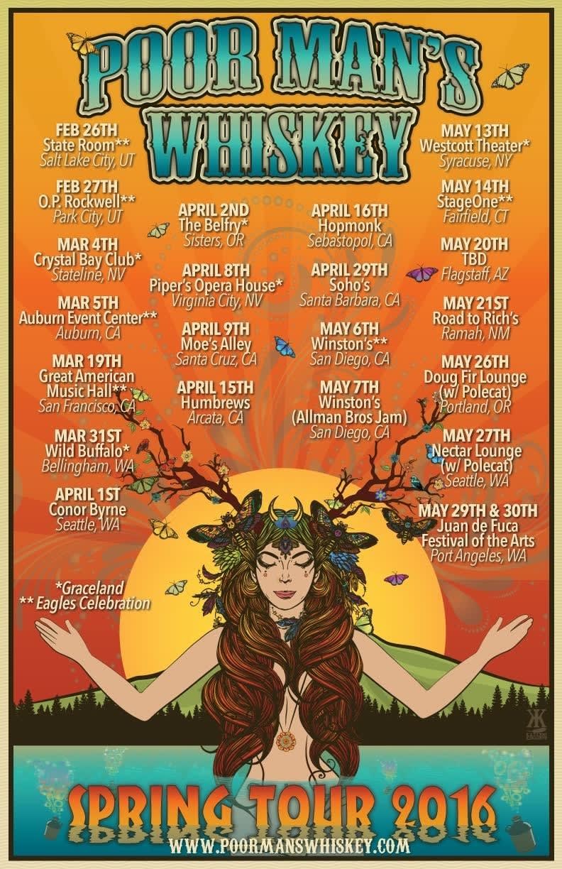 Poor Man's Whiskey Poster Spring 2016