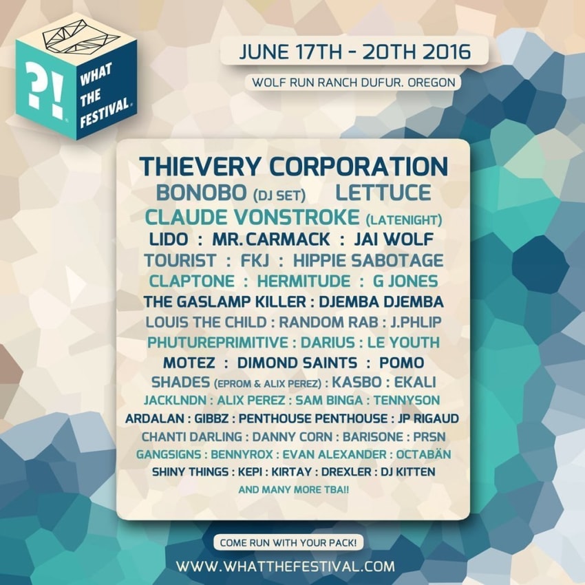 What The Festival Poster