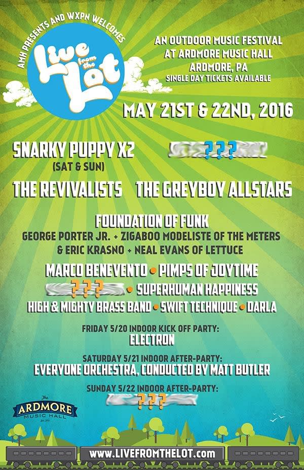 livefromthelot initialposter