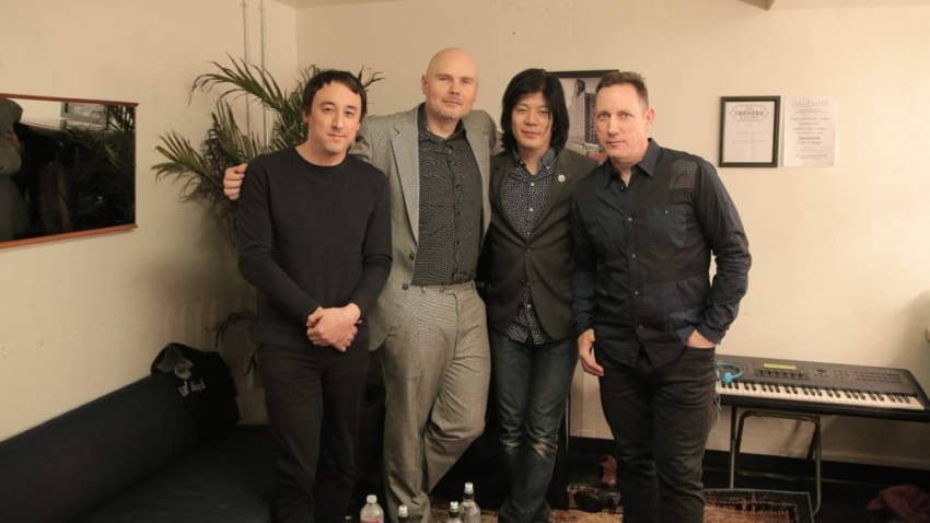 James Iha Sits-In With The Smashing Pumpkins In Los Angeles