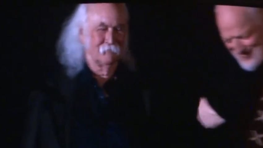 David Gilmour Welcomes David Crosby At First U.S. Show In Ten Years