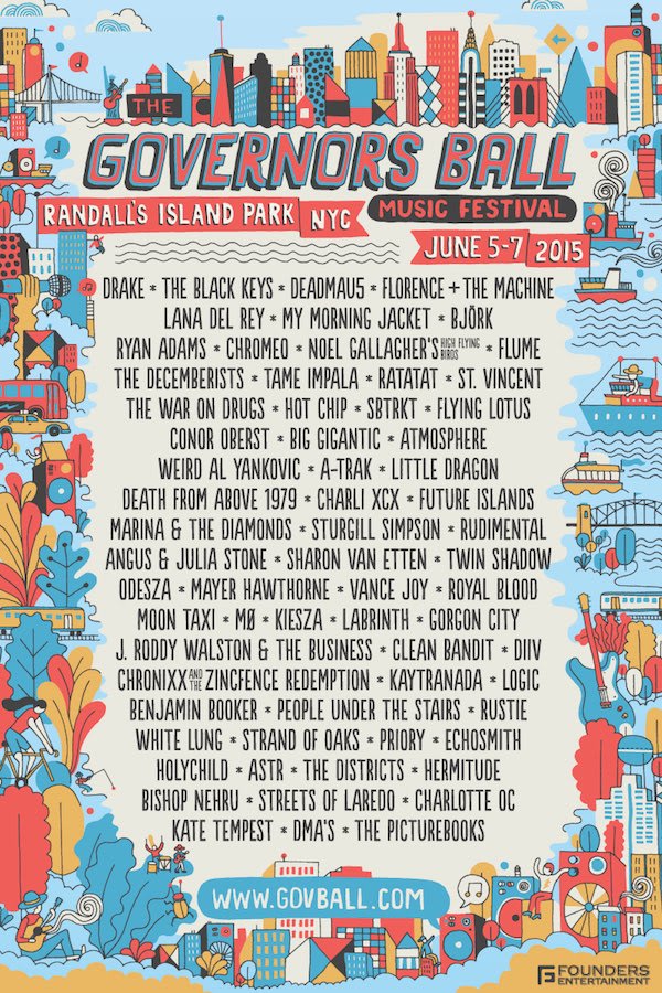 Governors Ball Music Festival Announces Lineup and Ticketing Info