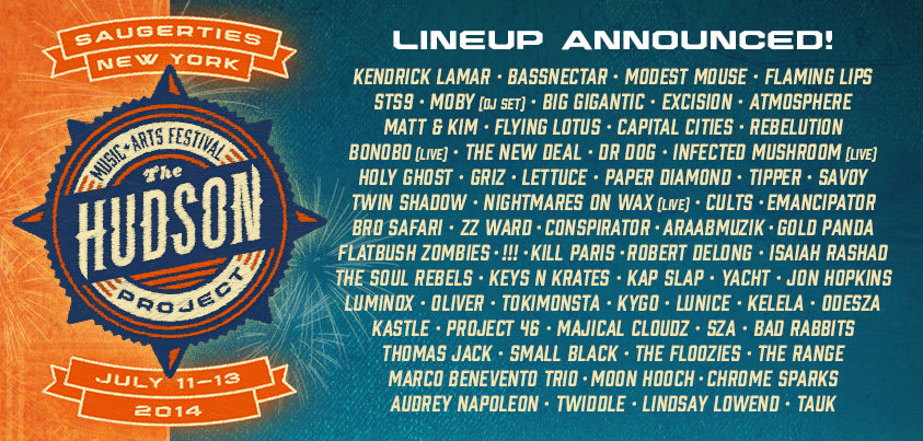 The Hudson Project 2014 Announces Lineup