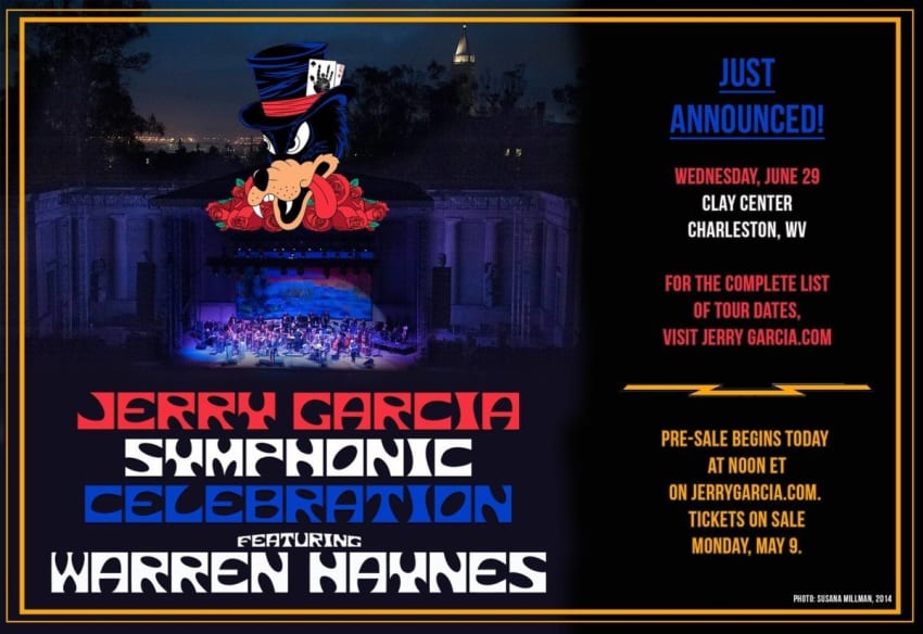 Jerry Garcia Symphonic WV Poster