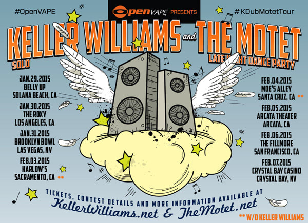 Keller Williams and the Motet Ticket Giveaway