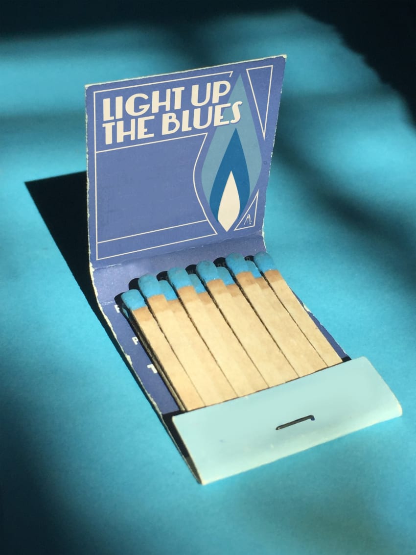 Light Up The BLues Poster