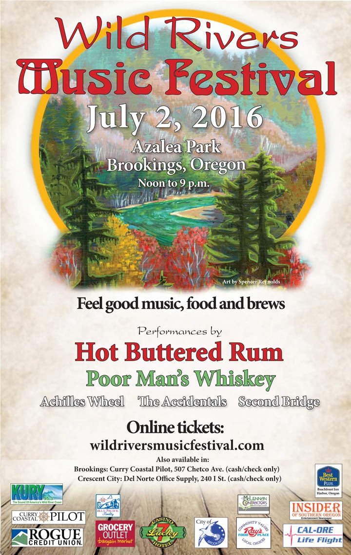 White Rivers Festival Poster