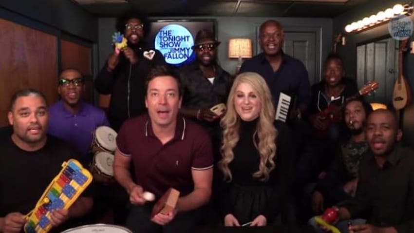 Fallon, The Roots & Meghan Trainor Are All About That Bass