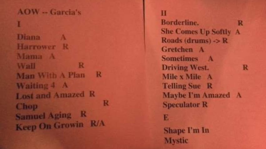 Assembly Of Wine Mix Covers, GSW, AOD & Strangefolk Songs