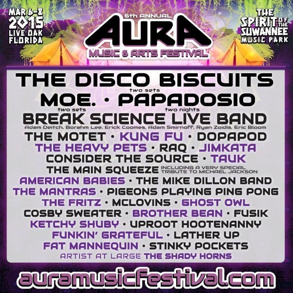 AURA Announces Schedule & Silent Disco Lineup