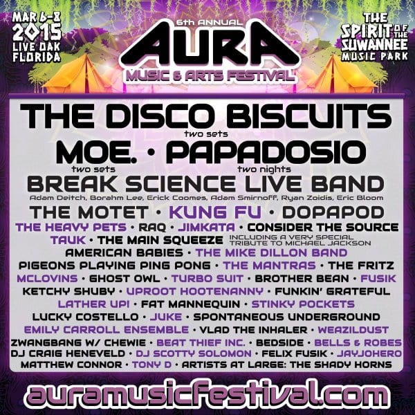 JamBase List | Top Ten Memorable AURA Festival Moments
