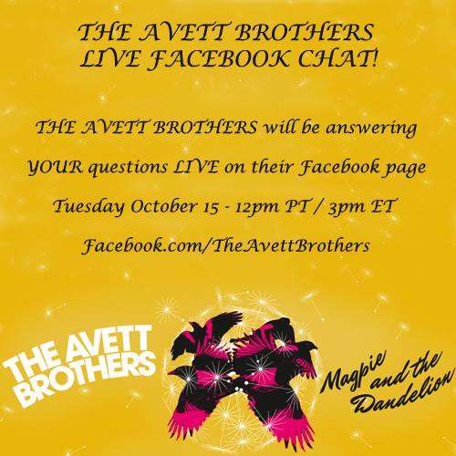 Ask The Avett Brothers Anything During Facebook Chat