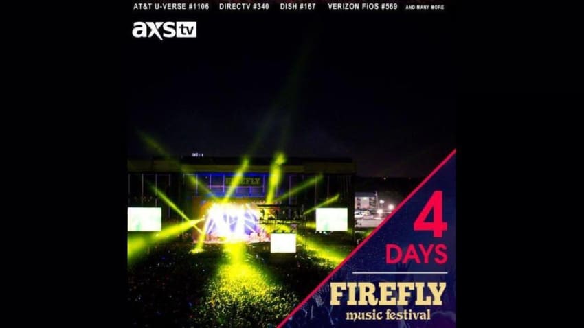 Couch Tour Alert | AXS TV To Air 2015 Firefly Festival