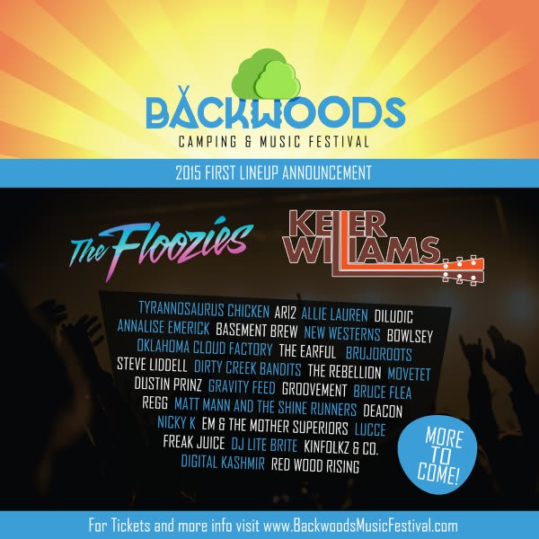 Backwoods Music Festival Reveals First Phase Of 2015 Lineup