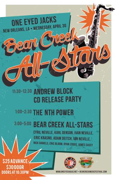 Jazz Fest Week | Bear Creek All-Stars SuperJam