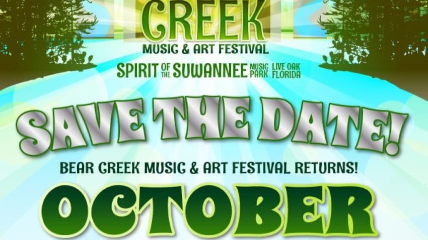 Save The Date | Bear Creek 2015 Set For October