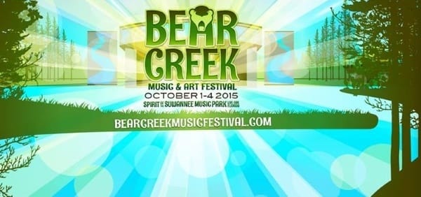 Bear Creek Music & Art Festival Initial 2015 Lineup