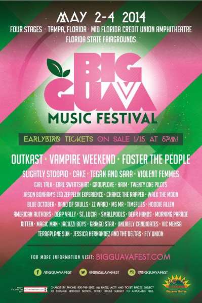 Florida Festivals | Gasparilla And Big Guava Lineups