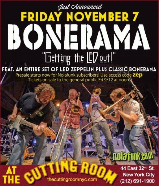 Bonerama To Get The Led Out In New York City