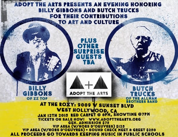 Butch Trucks & Billy Gibbons Adopt The Arts Tribute