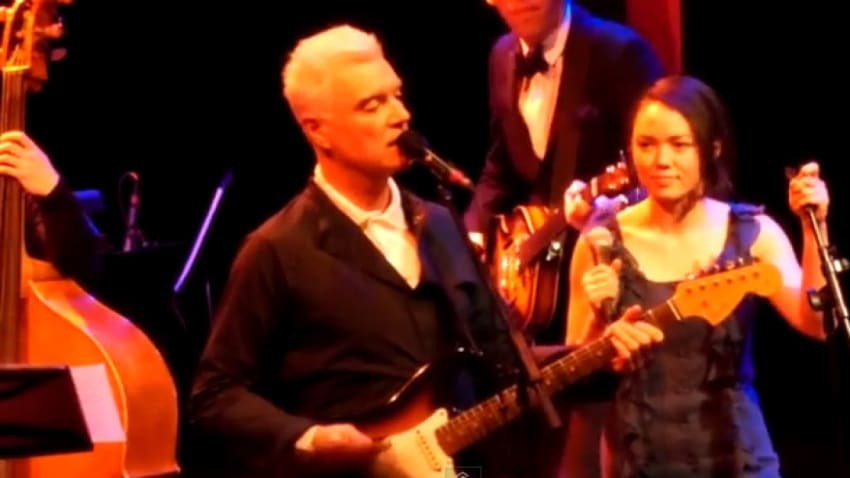 David Byrne Joins Jherek Bischoff At St. Anne's Warehouse
