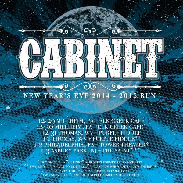 Tour Dates | Cabinet Announces Holiday & New Years Show