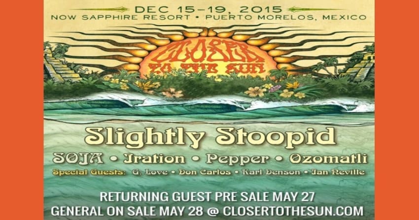 Slightly Stoopid Closer To The Sun Returns In December