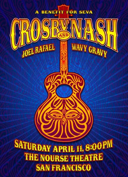 Crosby & Nash to Headline SEVA Foundation Benefit