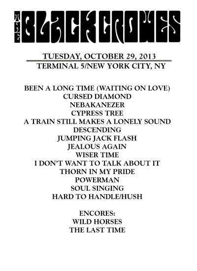 Black Crowes Conclude New York City Run One Last Time