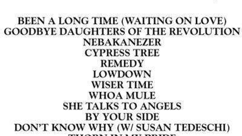 Susan Tedeschi Guests With The Black Crowes In St. Augustine